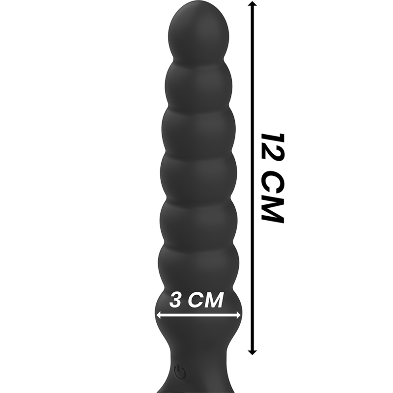 BLACK&SILVER - BOB leistungsstarker Anal-Dilator aus Silikon