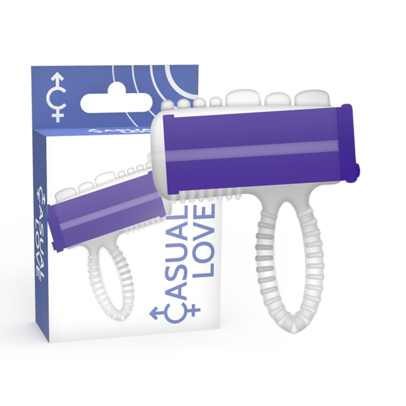 CASUAL LOVE - Ring-Vibrator Lila Zunge