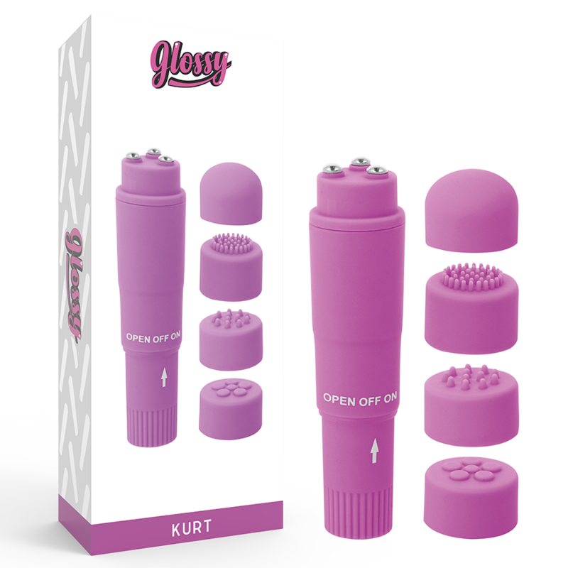 GLOSSY - Kurt Pocket Massager Lila