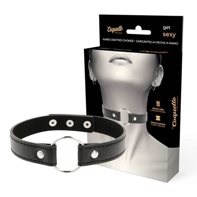 COQUETTE CHIC DESIRE - Vegane Leder-Halskette Damen-Accessoire