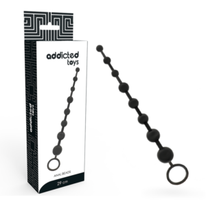 ADDICTED TOYS - Analperlen 29 cm Schwarz