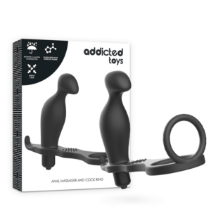 ADDICTED TOYS - Analplug mit schwarzem Silikonring 12 cm