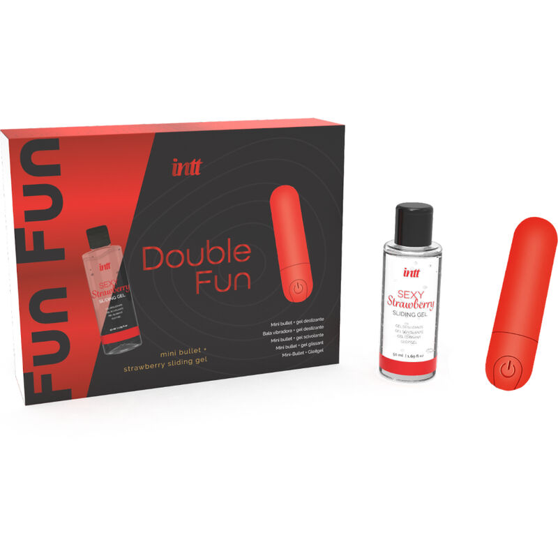 INTT RELEASES - DOPPELTER SPASS-KIT MIT VIBRATIONS-EI UND BEERE-MASSAGEGEL