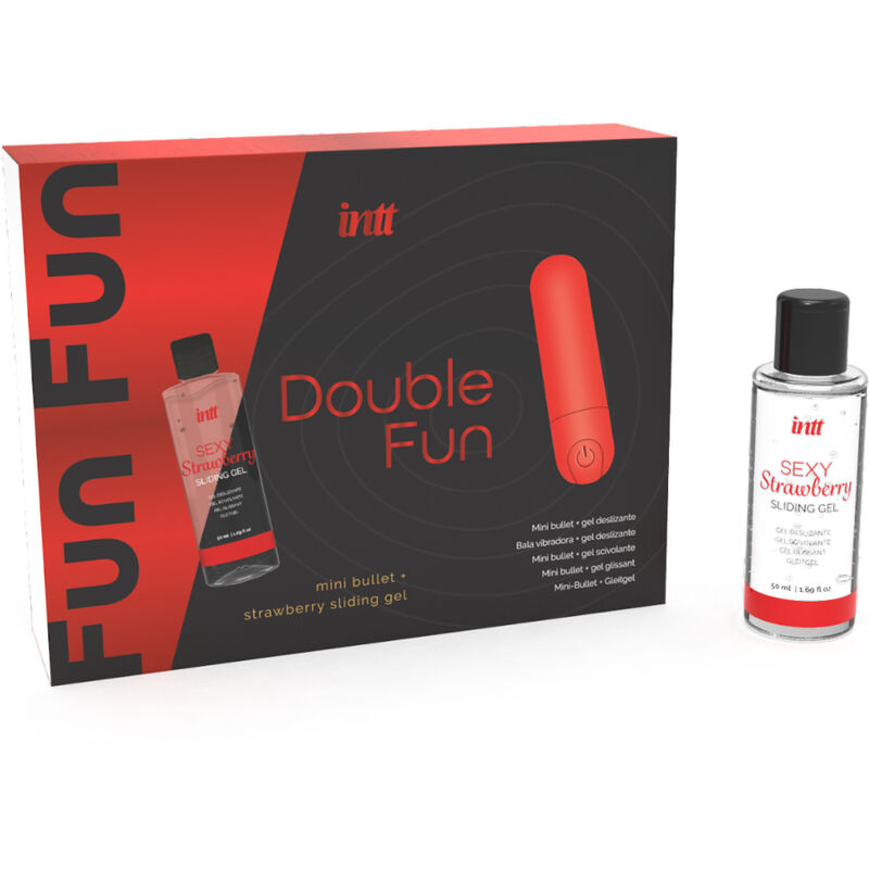 INTT RELEASES - DOPPELTER SPASS-KIT MIT VIBRATIONS-EI UND BEERE-MASSAGEGEL