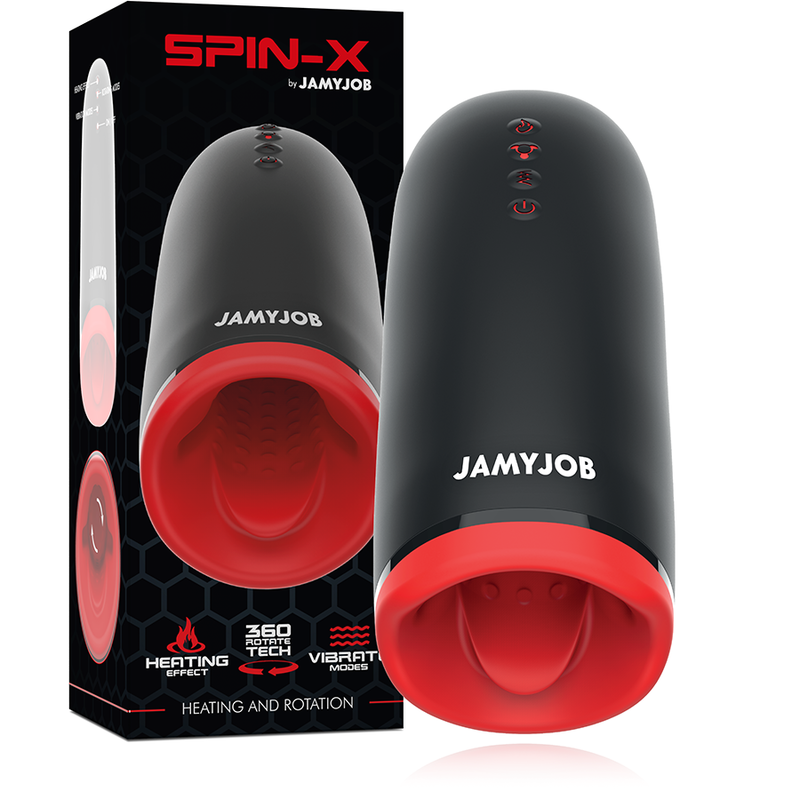 JAMYJOB - SPIN-X Heiz- und Rotations-Masturbator
