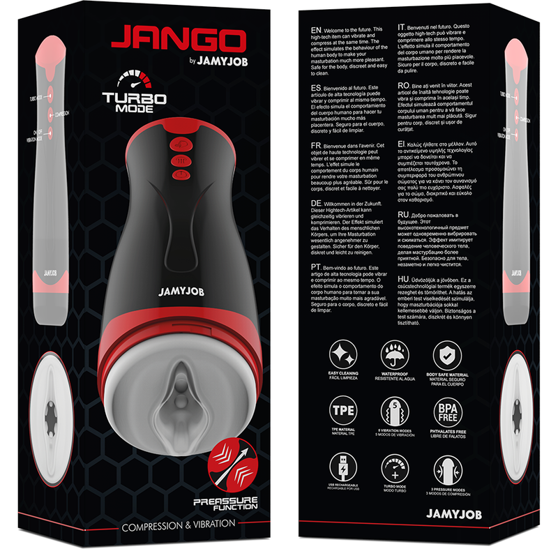 JAMYJOB - JANGO Kompressions- und Vibrations-Masturbator
