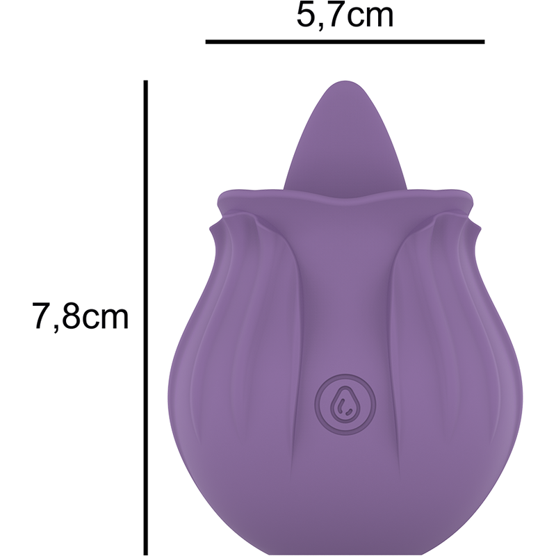 INTENSE - VIOLETT KLITORISSTIMULATOR 10 VIBRATIONEN FLIEDER