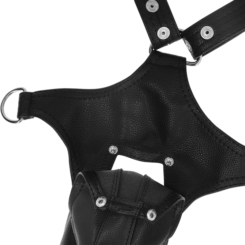 FETISH SUBMISSIVE ATTITUDE - V-FÖRMIGER HARNESSES AUS ÖKOLEDER FÜR HERREN