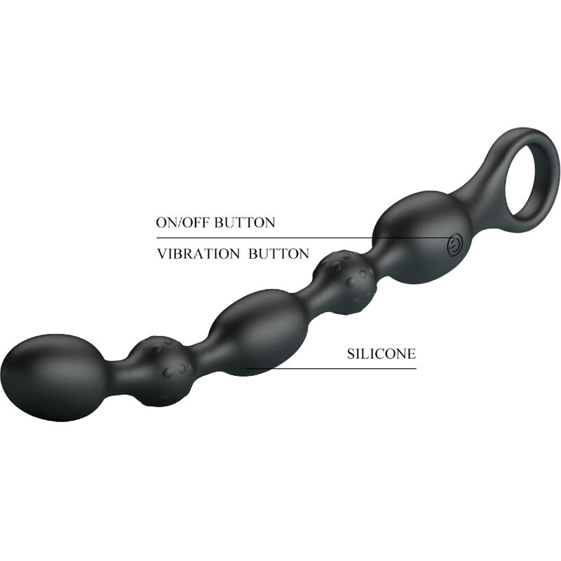 PRETTY LOVE - VAN ANALBALLS 10 VIBRATIONEN WIEDERAUFLADBAR SILIKON