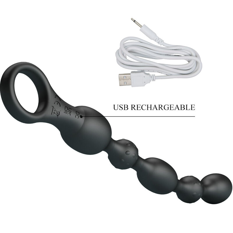 PRETTY LOVE - VAN ANALBALLS 10 VIBRATIONEN WIEDERAUFLADBAR SILIKON