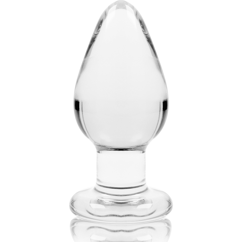 NEBULA SERIES BY IBIZA - MODELL 3 ANALPLUG AUS BOROSILIKATGLAS TRANSPARENT 11 CM -O- 5 CM