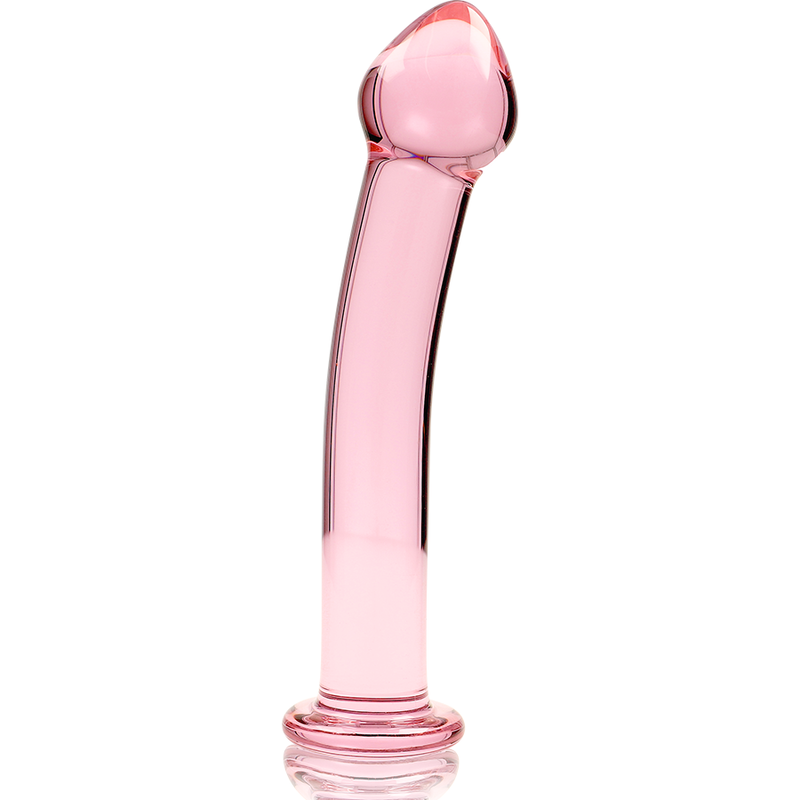 NEBULA SERIES BY IBIZA - MODELL 11 DILDO AUS BOROSILIKATGLAS ROSA 16 CM -O- 3 CM