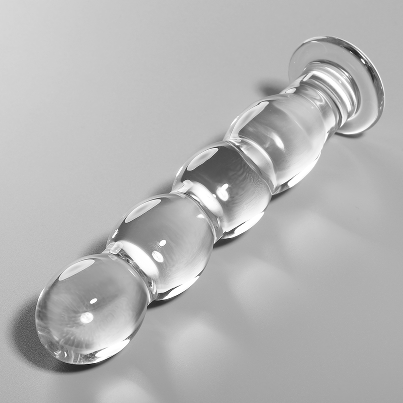 NEBULA SERIES BY IBIZA - MODELL 10 DILDO BOROSILIKATGLAS KLAR 16,5 CM -O- 3,5 CM