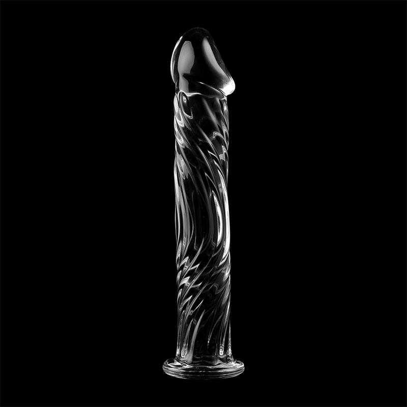 NEBULA SERIES BY IBIZA - MODELL 12 DILDO BOROSILIKATGLAS KLAR 17 CM -O- 3,5 CM