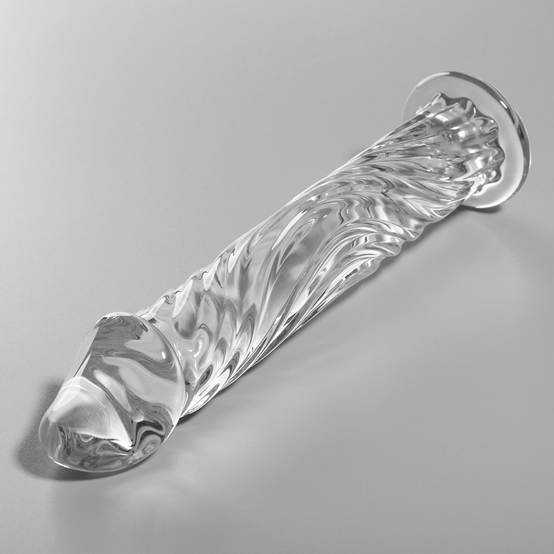 NEBULA SERIES BY IBIZA - MODELL 12 DILDO BOROSILIKATGLAS KLAR 17 CM -O- 3,5 CM
