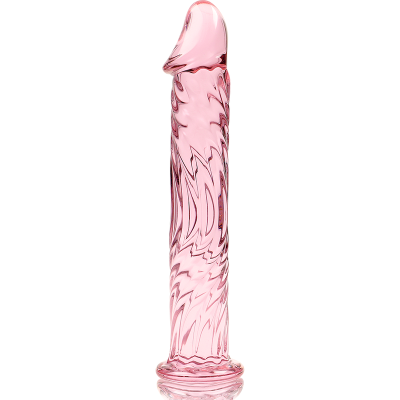 NEBULA SERIES BY IBIZA - MODELL 12 DILDO BOROSILIKATGLAS ROSA 17 CM -O- 3,5 CM