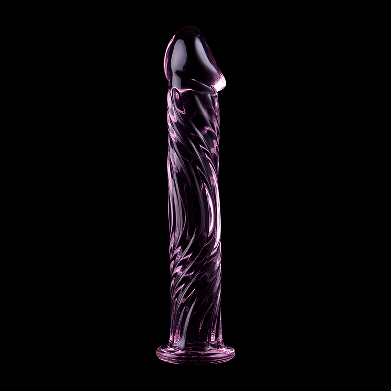 NEBULA SERIES BY IBIZA - MODELL 12 DILDO BOROSILIKATGLAS ROSA 17 CM -O- 3,5 CM