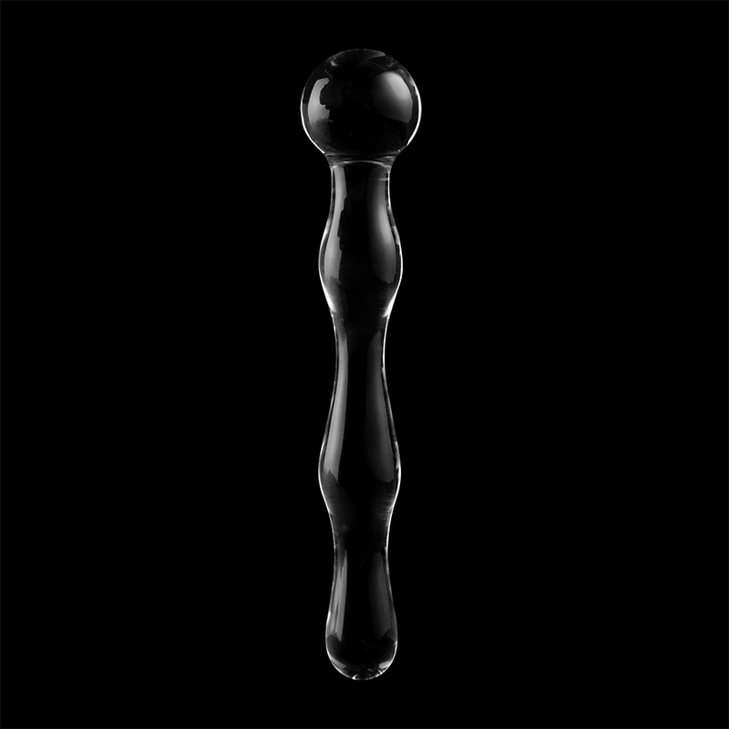 NEBULA SERIES BY IBIZA - MODELL 13 DILDO BOROSILIKATGLAS KLAR 18 CM -O- 3,5 CM