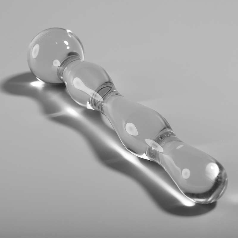 NEBULA SERIES BY IBIZA - MODELL 13 DILDO BOROSILIKATGLAS KLAR 18 CM -O- 3,5 CM