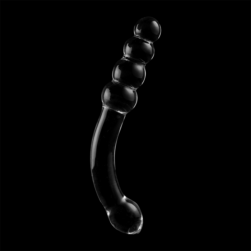 NEBULA SERIES BY IBIZA - MODELL 14 DILDO BOROSILIKATGLAS KLAR 18,5 CM -O- 3 CM