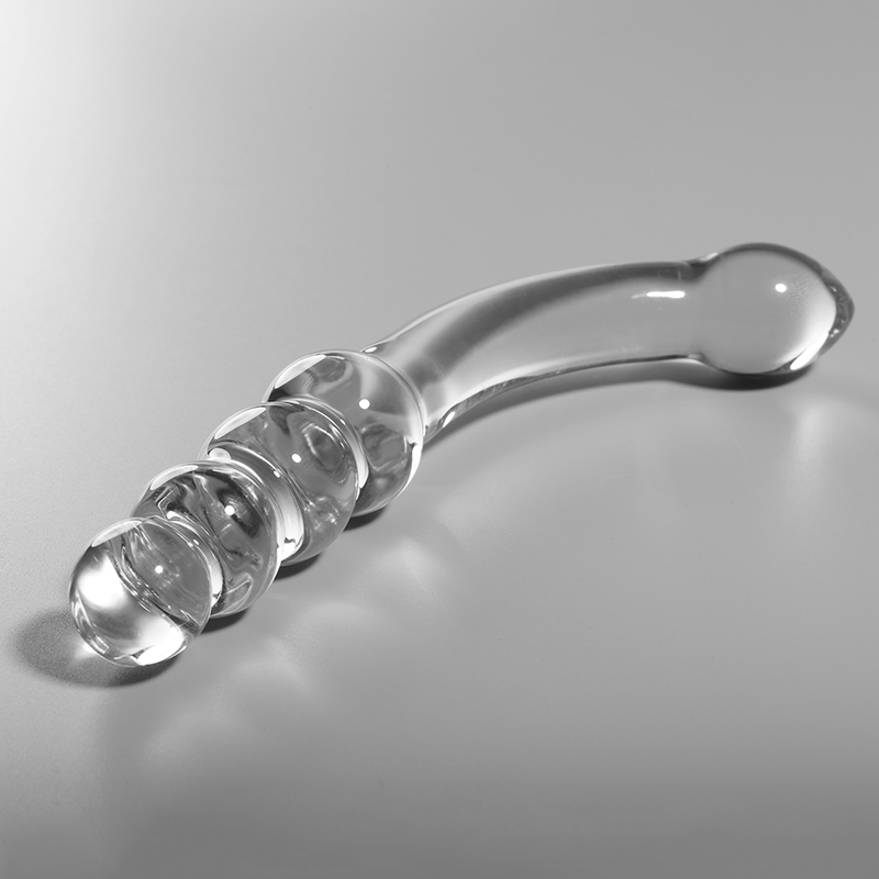 NEBULA SERIES BY IBIZA - MODELL 14 DILDO BOROSILIKATGLAS KLAR 18,5 CM -O- 3 CM