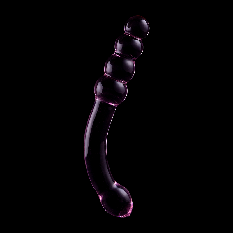 NEBULA SERIES BY IBIZA - MODELL 14 DILDO BOROSILIKATGLAS ROSA 18,5 CM -O- 3 CM