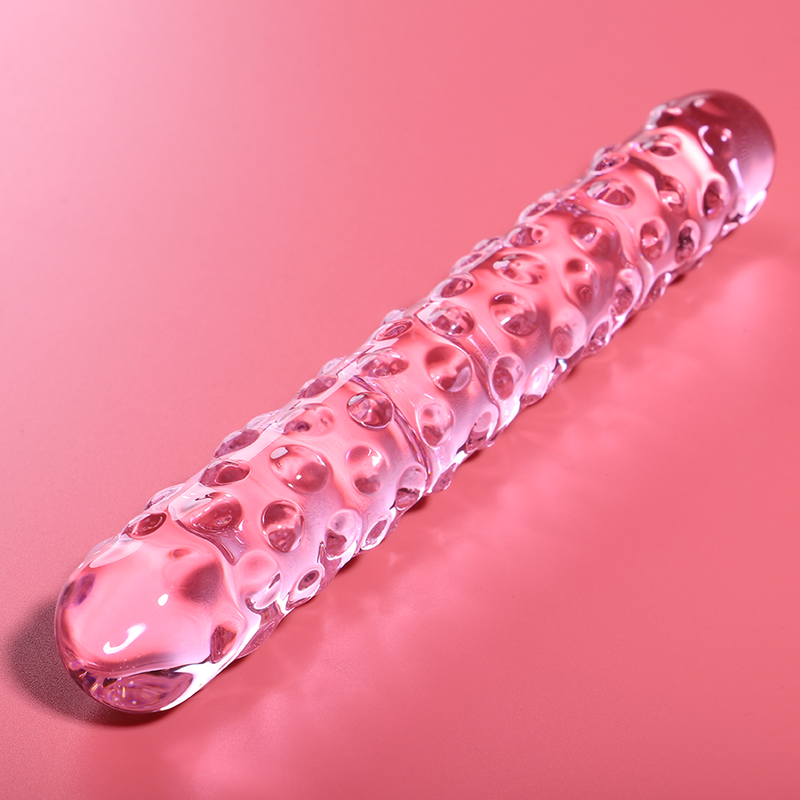 NEBULA SERIES BY IBIZA - MODELL 15 DILDO AUS BOROSILIKATGLAS ROSA 18,5 CM -O- 3 CM