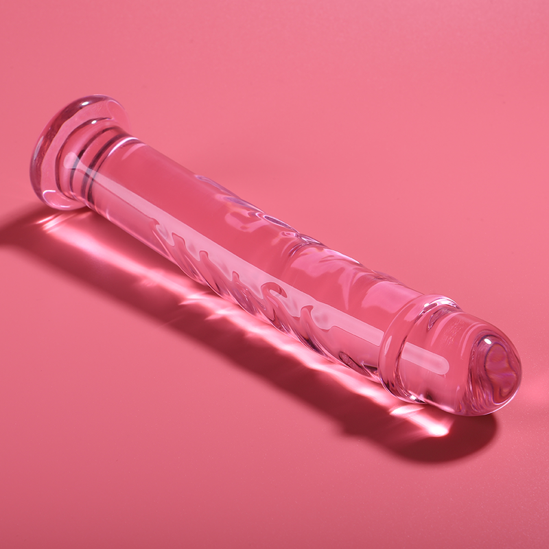 NEBULA SERIES BY IBIZA - MODELL 16 DILDO AUS BOROSILIKATGLAS ROSA 18,5 CM -O- 3 CM