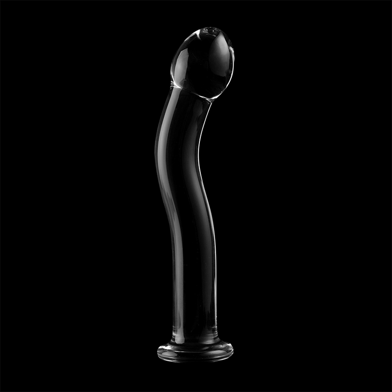 NEBULA SERIES BY IBIZA - MODELL 18 DILDO BOROSILIKATGLAS KLAR 18,5 CM -O- 3,5 CM