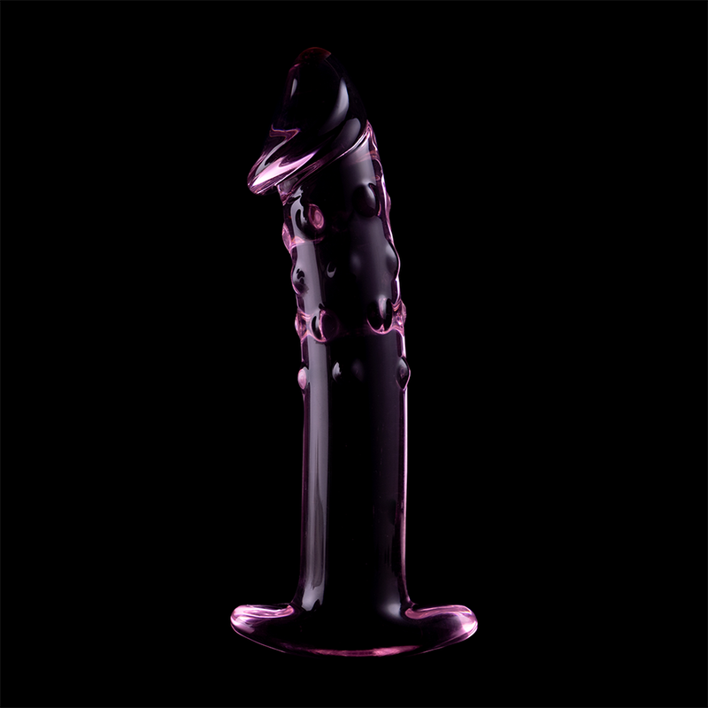NEBULA SERIES BY IBIZA - MODELL 19 DILDO AUS BOROSILIKATGLAS ROSA 18,5 CM -O- 4 CM