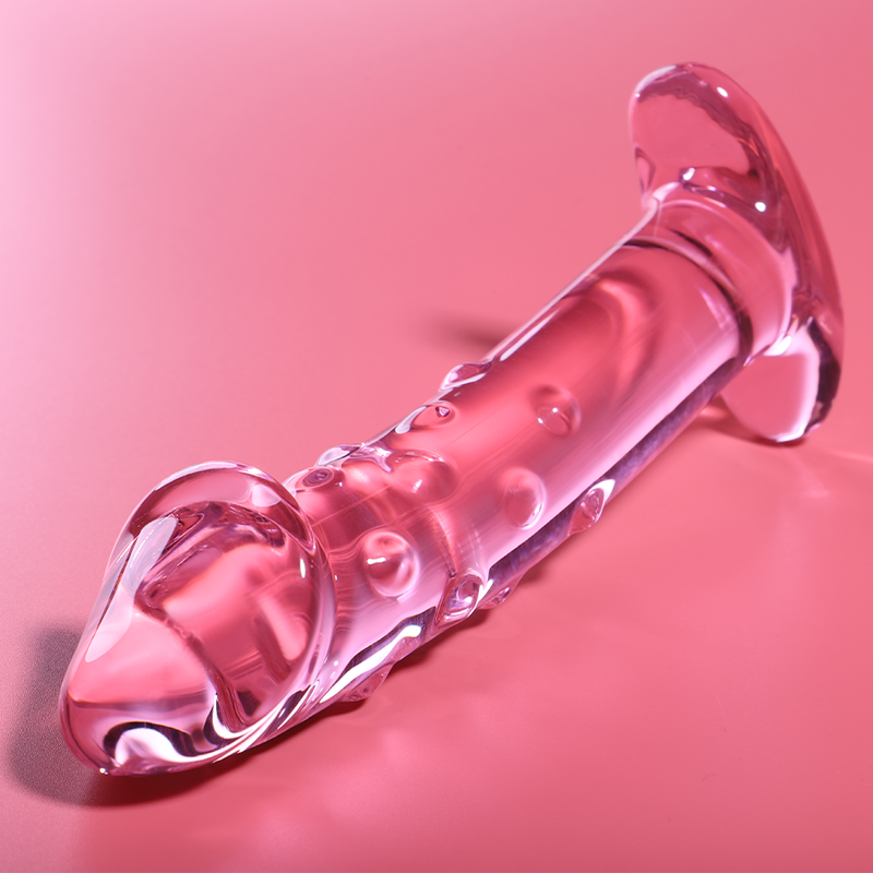 NEBULA SERIES BY IBIZA - MODELL 19 DILDO AUS BOROSILIKATGLAS ROSA 18,5 CM -O- 4 CM