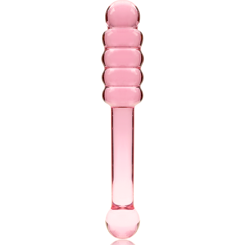 NEBULA SERIES BY IBIZA - MODELL 20 DILDO BOROSILIKATGLAS ROSA 20,5 CM -O- 3 CM