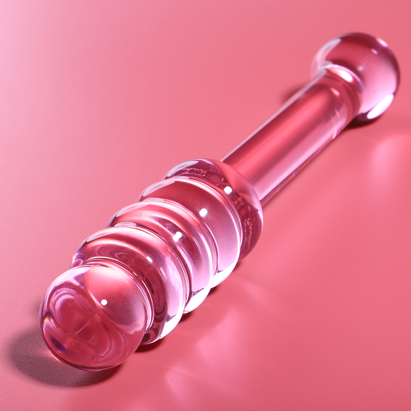 NEBULA SERIES BY IBIZA - MODELL 20 DILDO BOROSILIKATGLAS ROSA 20,5 CM -O- 3 CM
