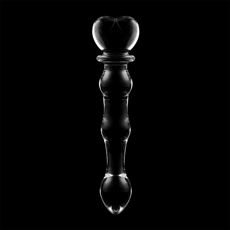 NEBULA SERIES BY IBIZA - MODELL 21 DILDO BOROSILIKATGLAS KLAR 20,5 CM -O- 3,5 CM