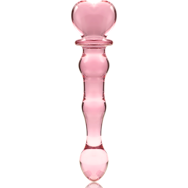 NEBULA SERIES BY IBIZA - MODELL 21 DILDO AUS BOROSILIKATGLAS ROSA 20,5 CM -O- 3,5 CM