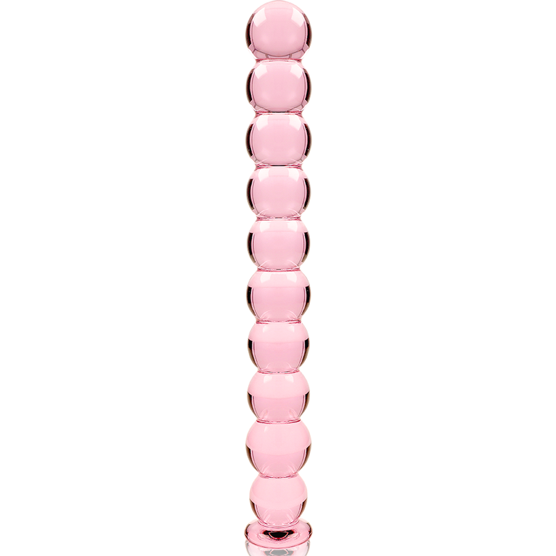 NEBULA SERIES BY IBIZA - MODELL 22 DILDO BOROSILIKATGLAS ROSA 21,5 CM -O- 2,5 CM