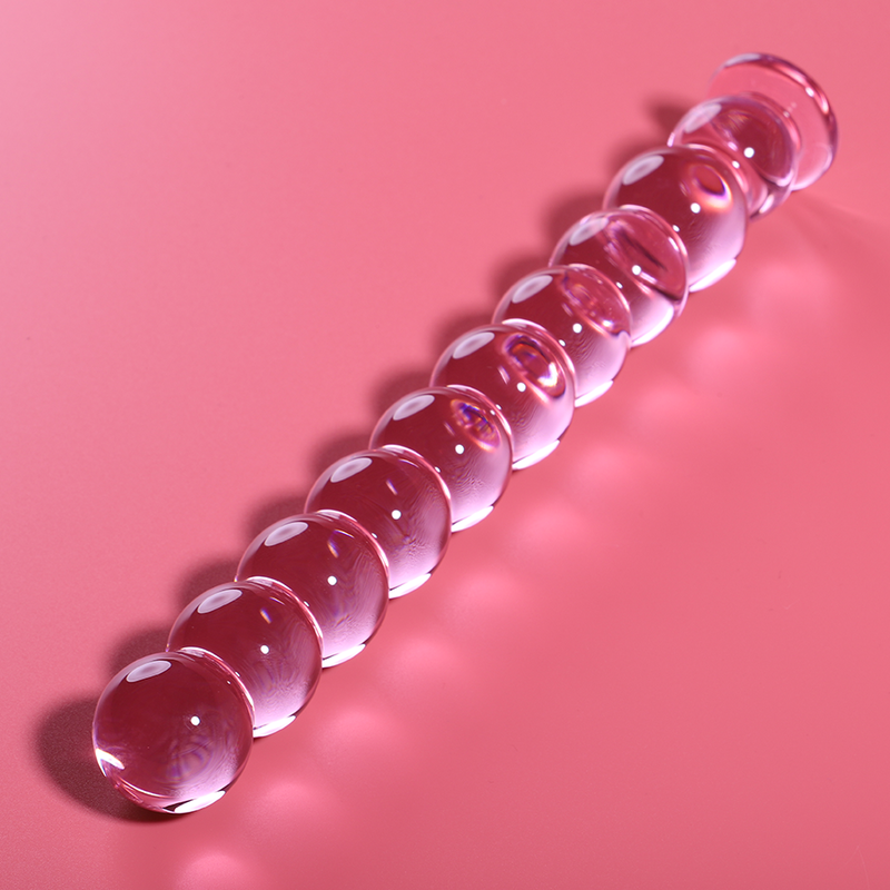 NEBULA SERIES BY IBIZA - MODELL 22 DILDO BOROSILIKATGLAS ROSA 21,5 CM -O- 2,5 CM