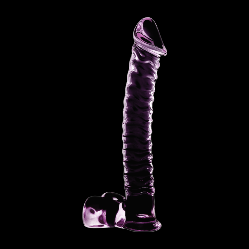 NEBULA SERIES BY IBIZA - MODELL 23 DILDO BOROSILIKATGLAS ROSA 21,5 CM -O- 4 CM