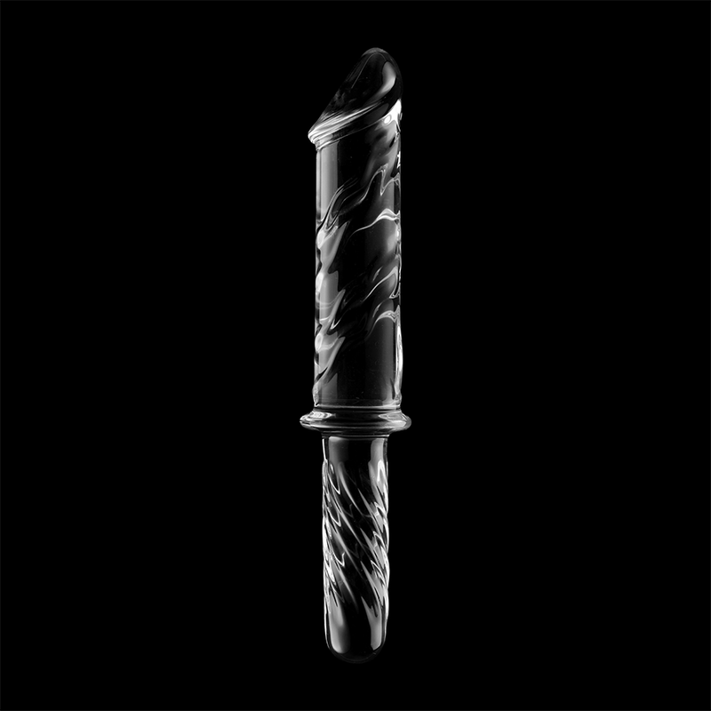 NEBULA SERIES BY IBIZA - MODELL 24 DILDO BOROSILIKATGLAS KLAR 28,5 CM -O- 5 CM