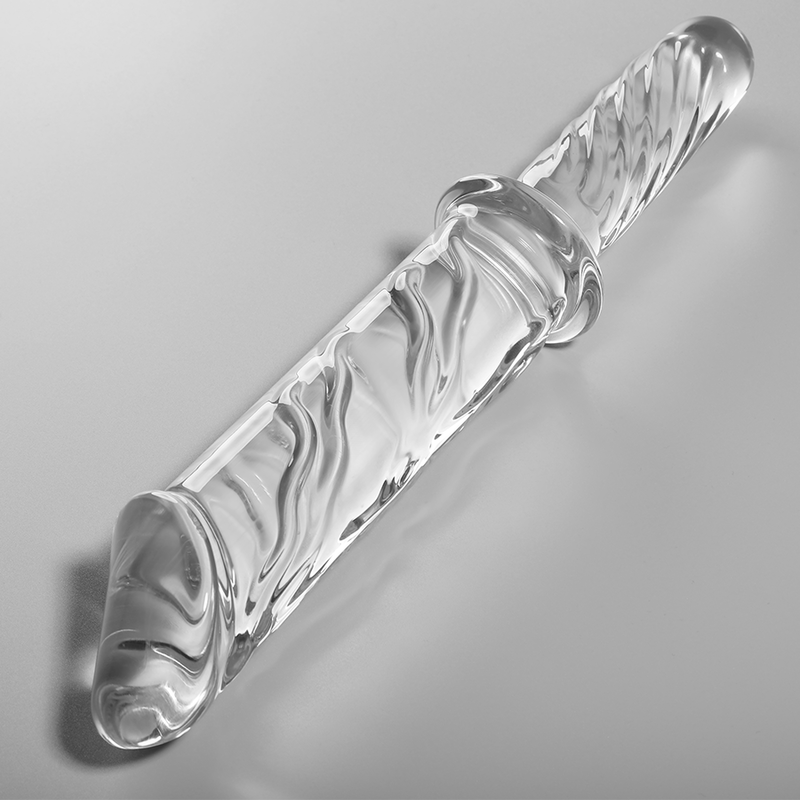 NEBULA SERIES BY IBIZA - MODELL 24 DILDO BOROSILIKATGLAS KLAR 28,5 CM -O- 5 CM