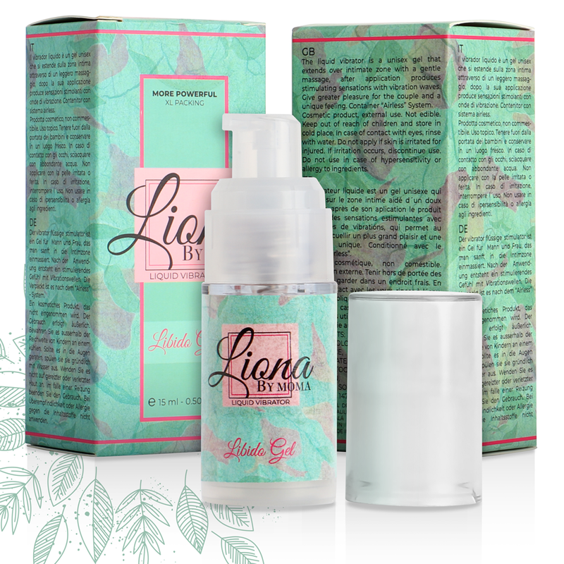 LIONA BY MOMA - Flüssiger Vibrator Libido Gel 15 ml