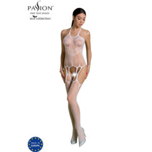 PASSION - ECO COLLECTION BODYSTOCKING ECO BS002 Weiß