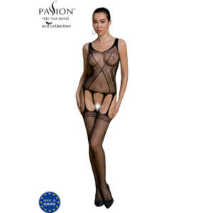PASSION - ECO COLLECTION BODYSTOCKING ECO BS007 Schwarz