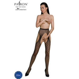 PASSION - ECO COLLECTION BODYSTOCKING ECO S003 Schwarz