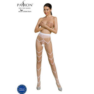 PASSION - ECO COLLECTION BODYSTOCKING ECO S006 Weiß