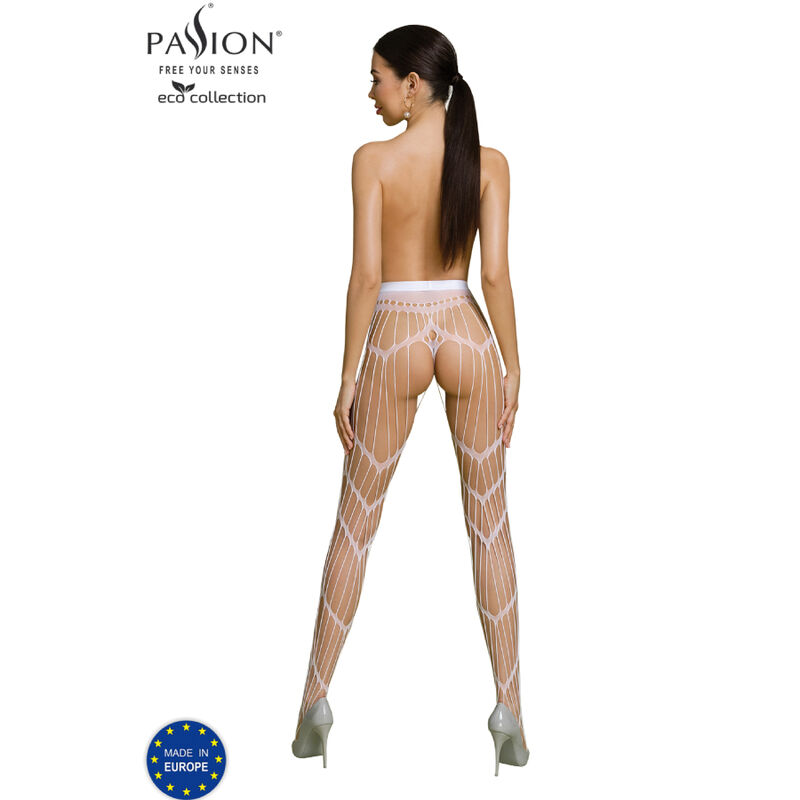 PASSION - ECO COLLECTION BODYSTOCKING ECO S006 Weiß