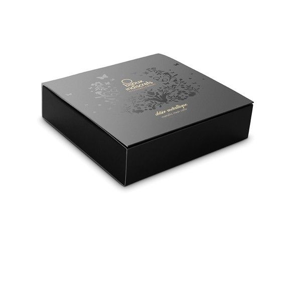 BIJOUX - DÉSIR MÉTALLIQUE Schwarze Metallic-Halskette