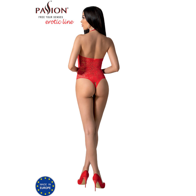 PASSION - BS094 Roter Bodystocking, eine Größe