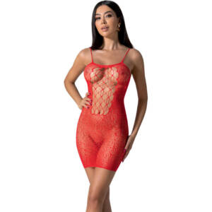 PASSION - BS096 Roter Bodystocking, Eine Größe