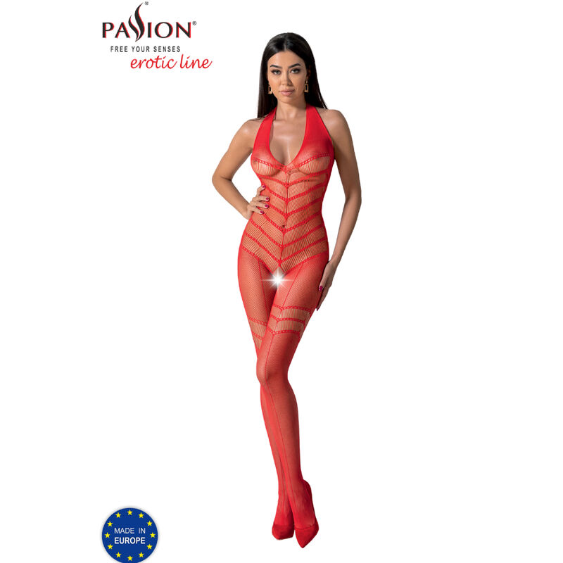 PASSION - BS100 Bodystocking Rot Einheitsgröße